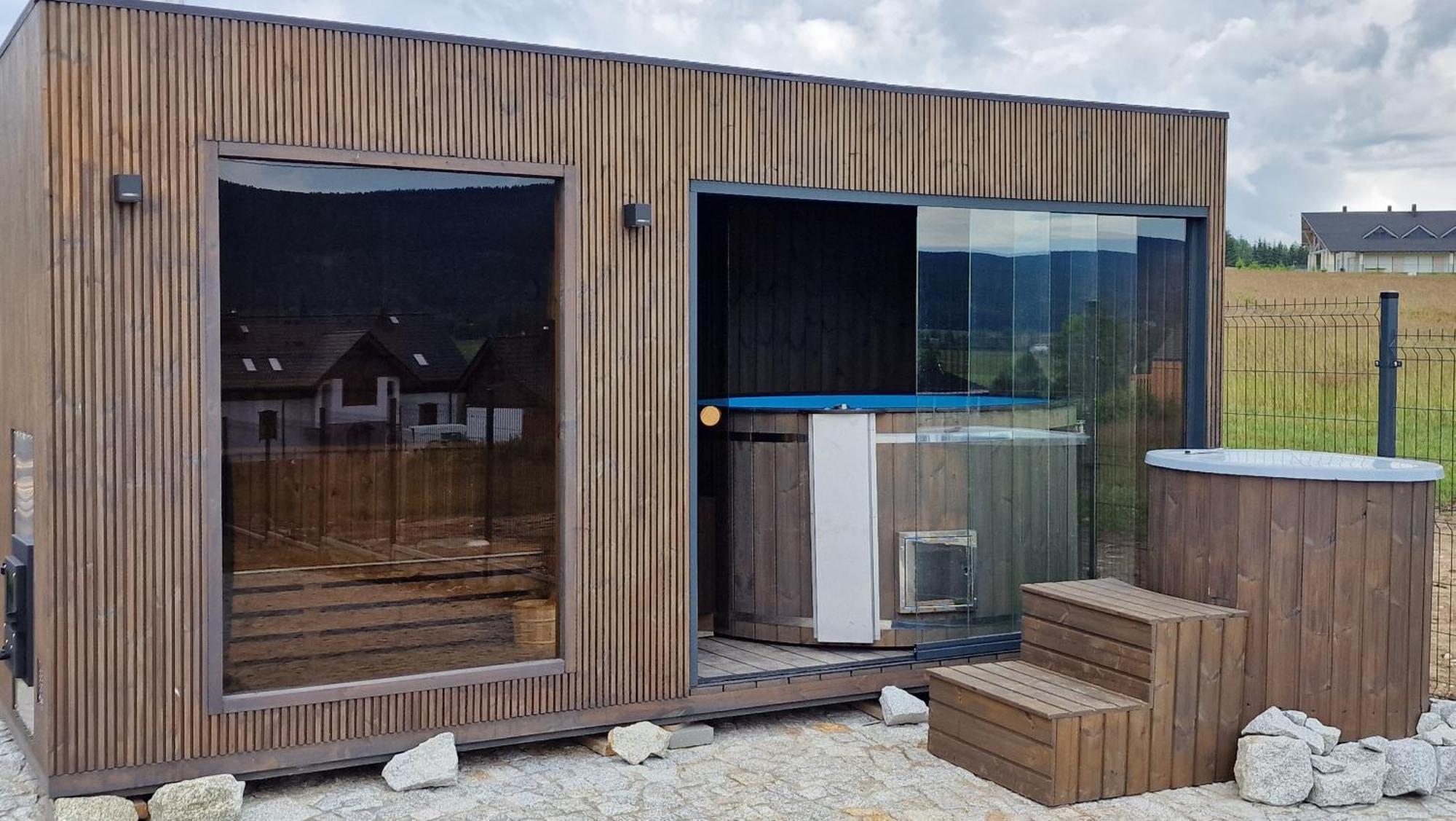 All Season Klimatyzowany Dom Przy Szlaku Z Prywatnym Tarasem I Widokiem Na Gory Orlickie - Sudety Sauna&Jacuzzi, Skalne Miasto Lasowka Buitenkant foto