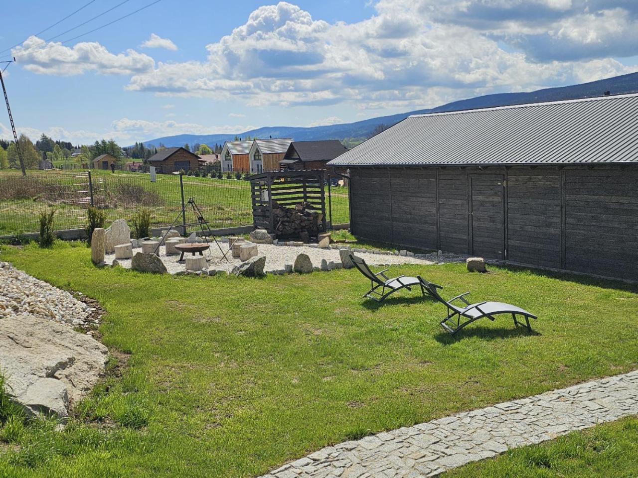 All Season Klimatyzowany Dom Przy Szlaku Z Prywatnym Tarasem I Widokiem Na Gory Orlickie - Sudety Sauna&Jacuzzi, Skalne Miasto Lasowka Buitenkant foto